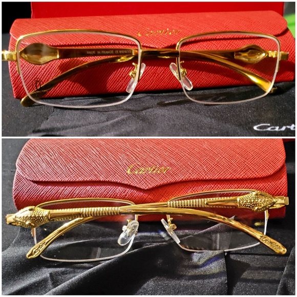 cartier glasses half rim